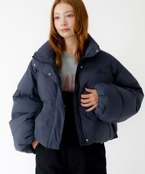 Rouge vif la cle/ルージュ・ヴィフ ラクレ 25AW新色追加【KELTY/ケルティ】インサレーションクロップドジャケット / ダークネイビー F Rouge vif la cle/ルージュ・ヴィフ ラクレ 25AW新色追加【KELTY/ケルティ】インサレーションクロップドジャケット / ダークネイビー F