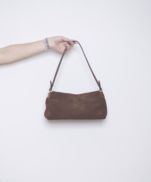 Rouge vif la cle / ルージュ・ヴィフ ラクレ ショルダーバッグ | 【MAESTOSO/マエストソ】スクエアスウェードバッグ　ポーチ付き | 詳細24