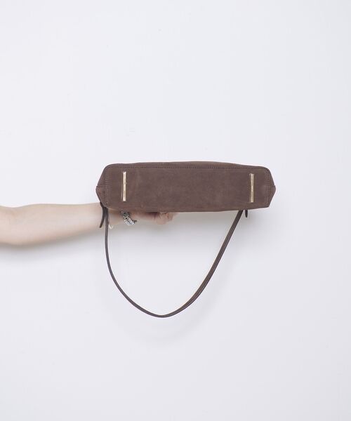 Rouge vif la cle / ルージュ・ヴィフ ラクレ ショルダーバッグ | 【MAESTOSO/マエストソ】スクエアスウェードバッグ　ポーチ付き | 詳細27