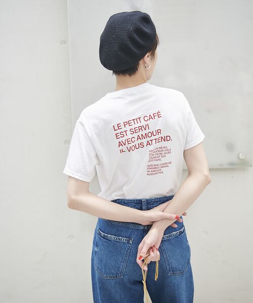 Rouge vif la cle / ルージュ・ヴィフ ラクレ Tシャツ | 前後ロゴコンパクトT | 詳細4