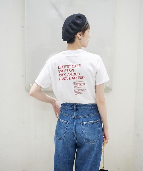 Rouge vif la cle / ルージュ・ヴィフ ラクレ Tシャツ | 前後ロゴコンパクトT | 詳細5