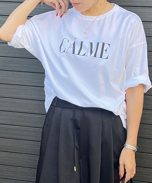 Rouge vif la cle / ルージュ・ヴィフ ラクレ Tシャツ | 【MICA&DEAL /マイカアンドディール】CALMEプリントロンT | 詳細2