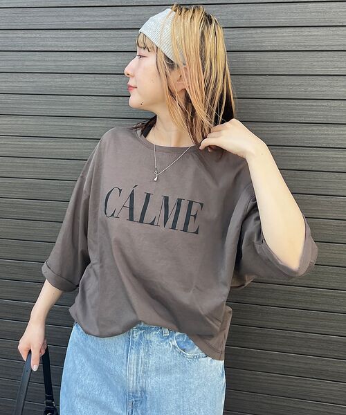 Rouge vif la cle / ルージュ・ヴィフ ラクレ Tシャツ | 【MICA&DEAL /マイカアンドディール】CALMEプリントロンT | 詳細22