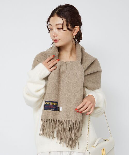 Rouge vif la cle / ルージュ・ヴィフ ラクレ マフラー・ショール・スヌード・ストール | 【TWEEDMILL/ツイードミル】ウールストール【予約】 | 詳細14