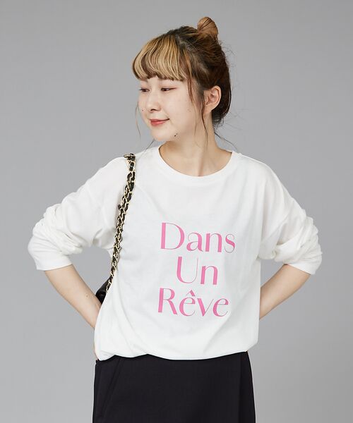 Rouge vif la cle / ルージュ・ヴィフ ラクレ Tシャツ | 【一部店舗限定】フロントロゴロンT Dans Un Reve | 詳細1