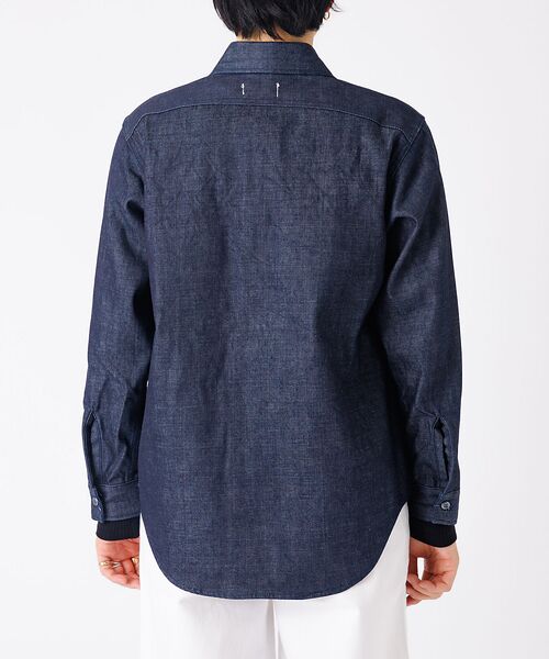 Rouge vif la cle / ルージュ・ヴィフ ラクレ Gジャン・デニムジャケット | 【woadblue /ウォードブルー】CPO SHIRT JACKET / CP | 詳細21