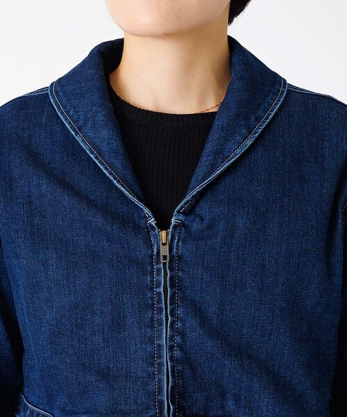 Rouge vif la cle / ルージュ・ヴィフ ラクレ Gジャン・デニムジャケット | 【157×WOADBLUE】Short ZIP UP Jacket / ショート | 詳細15