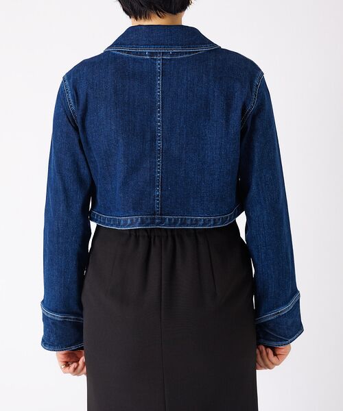 Rouge vif la cle / ルージュ・ヴィフ ラクレ Gジャン・デニムジャケット | 【157×WOADBLUE】Short ZIP UP Jacket / ショート | 詳細8