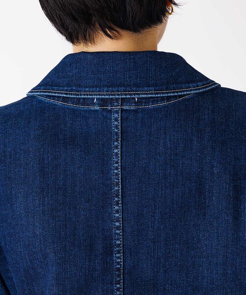 Rouge vif la cle / ルージュ・ヴィフ ラクレ Gジャン・デニムジャケット | 【157×WOADBLUE】Short ZIP UP Jacket / ショート | 詳細14