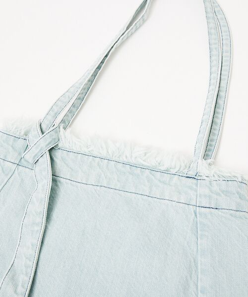 Rouge vif la cle / ルージュ・ヴィフ ラクレ トートバッグ | 【157】デニムトートバッグ / DENIM TIE TOTE / A4可 | 詳細9