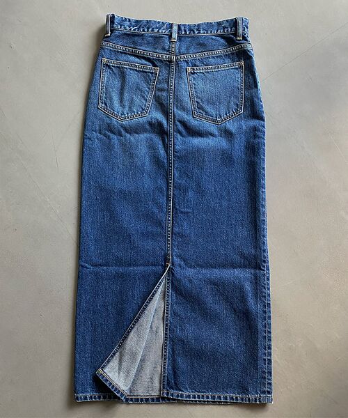 Rouge vif la cle / ルージュ・ヴィフ ラクレ ロング・マキシ丈スカート | 【woadblue /ウォードブルー】I LINE DENIM SKIRT / | 詳細17