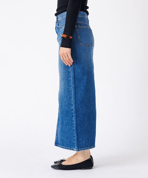 Rouge vif la cle / ルージュ・ヴィフ ラクレ ロング・マキシ丈スカート | 【woadblue /ウォードブルー】I LINE DENIM SKIRT / | 詳細19