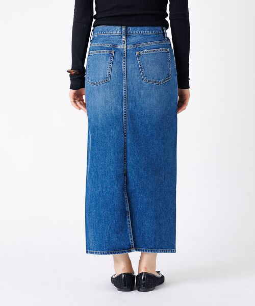 Rouge vif la cle / ルージュ・ヴィフ ラクレ ロング・マキシ丈スカート | 【woadblue /ウォードブルー】I LINE DENIM SKIRT / | 詳細20