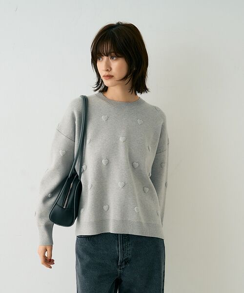 Rouge vif la cle / ルージュ・ヴィフ ラクレ ニット・セーター | 【新色登場】ハートジャガードニットプルオーバー | 詳細18