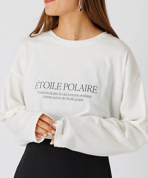 Rouge vif la cle / ルージュ・ヴィフ ラクレ Tシャツ | 【一部店舗限定】シンプルロゴロンT(ETOILE POLAIRE) | 詳細12