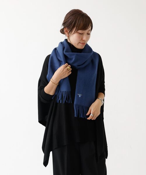 Rouge vif la cle / ルージュ・ヴィフ ラクレ マフラー・ショール・スヌード・ストール | 【BARBOUR/バブアー】プレーンラムウールスカーフ / マフラー / ウール | 詳細16