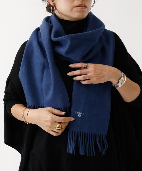 Rouge vif la cle / ルージュ・ヴィフ ラクレ マフラー・ショール・スヌード・ストール | 【BARBOUR/バブアー】プレーンラムウールスカーフ / マフラー / ウール | 詳細17