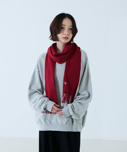 Rouge vif la cle / ルージュ・ヴィフ ラクレ マフラー・ショール・スヌード・ストール | 【BARBOUR/バブアー】プレーンラムウールスカーフ / マフラー / ウール | 詳細22