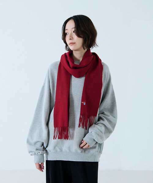 Rouge vif la cle / ルージュ・ヴィフ ラクレ マフラー・ショール・スヌード・ストール | 【BARBOUR/バブアー】プレーンラムウールスカーフ / マフラー / ウール | 詳細25