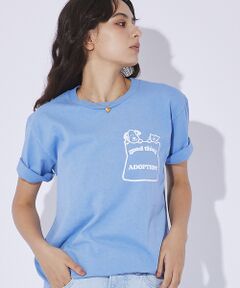 Rouge vif la cle / ルージュ・ヴィフ ラクレ Tシャツ | 【MIXTA/ミクスタ】プリント Tシャツ / ロゴTシャツ / ねこ / 半袖