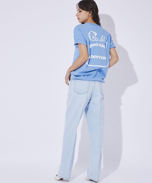 Rouge vif la cle / ルージュ・ヴィフ ラクレ Tシャツ | 【MIXTA/ミクスタ】プリント Tシャツ / ロゴTシャツ / ねこ / 半袖 | 詳細3