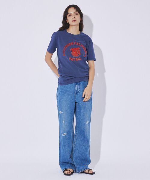 速くおよび自由な MIXTA/ミクスタ】プリント Tシャツ 半袖 / ねこ / ロゴTシャツ / トップス