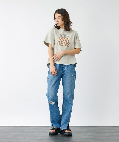 Rouge vif la cle / ルージュ・ヴィフ ラクレ Tシャツ | 【MICA&DEAL】THE MANDERS Tシャツ　コットン/ロゴカットソー | 詳細4