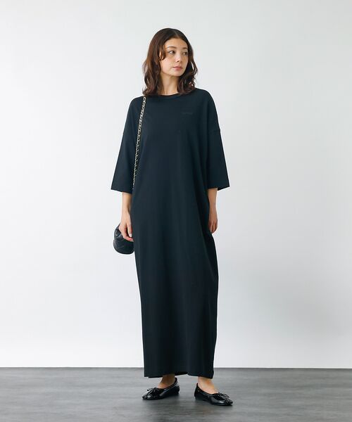 Rouge vif la cle / ルージュ・ヴィフ ラクレ ワンピース | 【Charcoal TOKYO】クルーネック カットソードレス / Tシャツワン | 詳細1