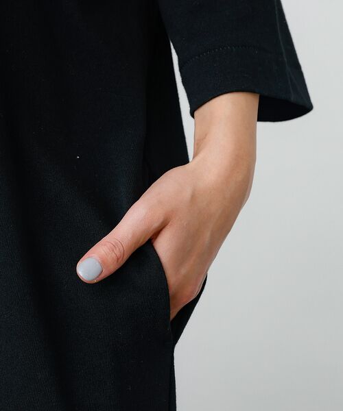 Rouge vif la cle / ルージュ・ヴィフ ラクレ ワンピース | 【Charcoal TOKYO】クルーネック カットソードレス / Tシャツワン | 詳細12