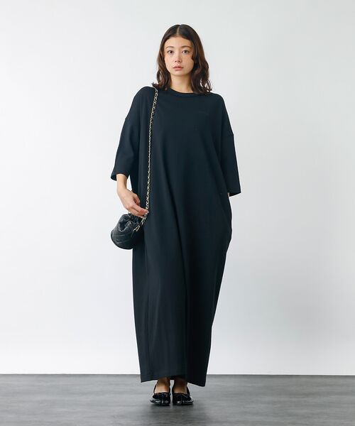 Rouge vif la cle / ルージュ・ヴィフ ラクレ ワンピース | 【Charcoal TOKYO】クルーネック カットソードレス / Tシャツワン | 詳細2