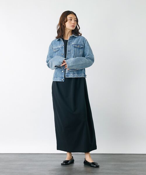 Rouge vif la cle / ルージュ・ヴィフ ラクレ ワンピース | 【Charcoal TOKYO】クルーネック カットソードレス / Tシャツワン | 詳細3