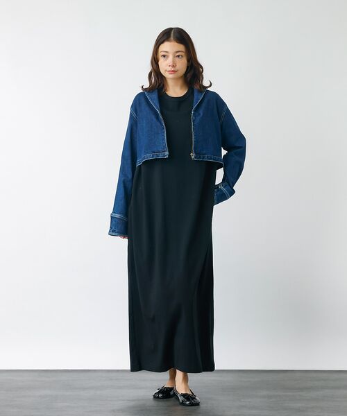 Rouge vif la cle / ルージュ・ヴィフ ラクレ ワンピース | 【Charcoal TOKYO】クルーネック カットソードレス / Tシャツワン | 詳細5