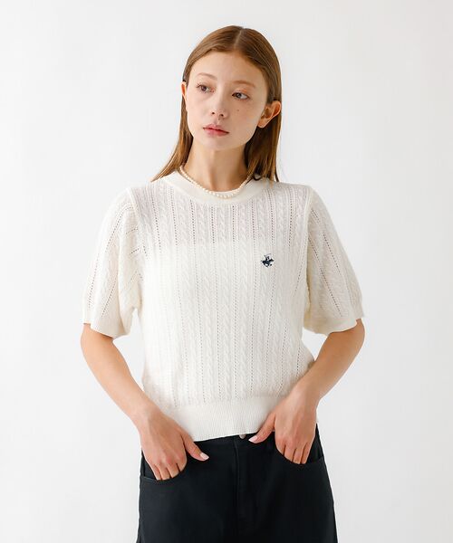 Rouge vif la cle / ルージュ・ヴィフ ラクレ ニット・セーター | 【BEVERLY HILLS POLO CLUB / ビバリーヒルズ ポロクラブ | 詳細1