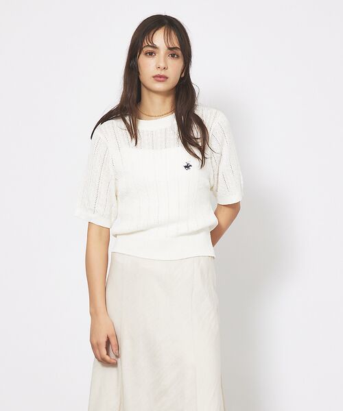 Rouge vif la cle / ルージュ・ヴィフ ラクレ ニット・セーター | 【BEVERLY HILLS POLO CLUB / ビバリーヒルズ ポロクラブ | 詳細6