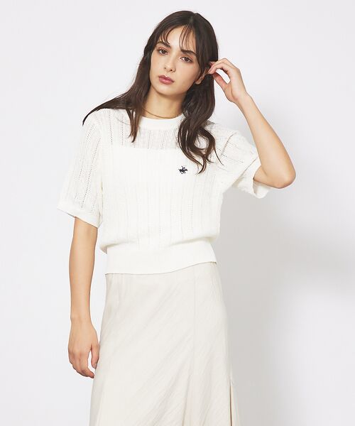 Rouge vif la cle / ルージュ・ヴィフ ラクレ ニット・セーター | 【BEVERLY HILLS POLO CLUB / ビバリーヒルズ ポロクラブ | 詳細8