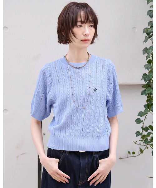 Rouge vif la cle / ルージュ・ヴィフ ラクレ ニット・セーター | 【BEVERLY HILLS POLO CLUB / ビバリーヒルズ ポロクラブ | 詳細10