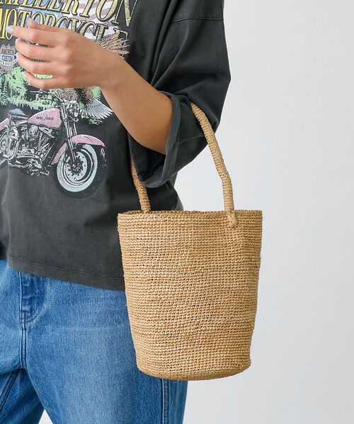 MADE IN MADA /メイドインマダ】ワンハンドル かごバッグ【WEB限