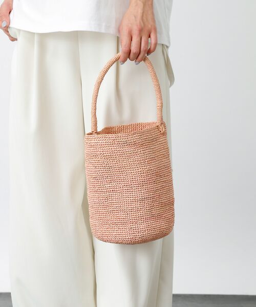 Rouge vif la cle / ルージュ・ヴィフ ラクレ ハンドバッグ | 【MADE IN MADA /メイドインマダ】ワンハンドル かごバッグ【WEB限 | 詳細22