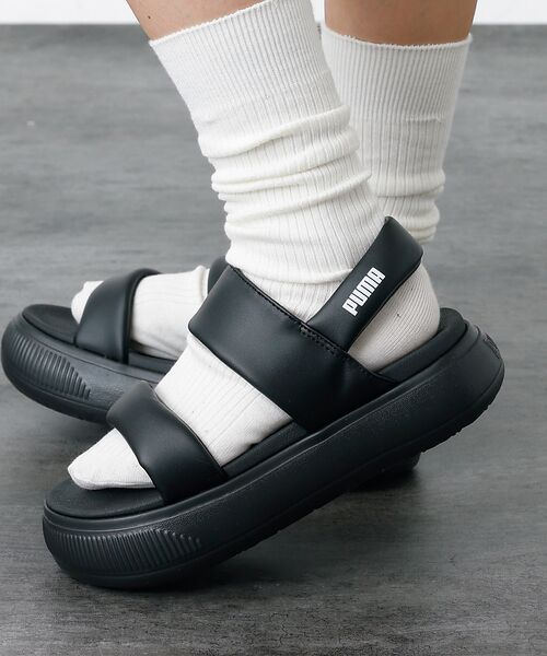 Rouge vif la cle/ルージュ・ヴィフ ラクレ 【PUMA / プーマ】MAYU PUFFY SANDALS / マユ パフィー ブラック 24 Rouge vif la cle/ルージュ・ヴィフ ラクレ 【PUMA / プーマ】MAYU PUFFY SANDALS / マユ パフィー ブラック 24