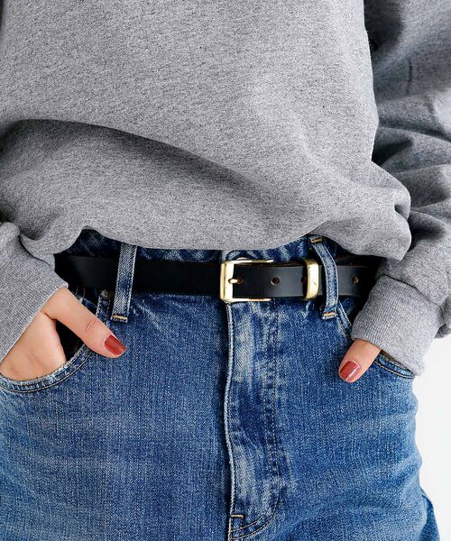 Rouge vif la cle / ルージュ・ヴィフ ラクレ ベルト・サスペンダー | 【MASTER & CO】ブライドルレザーベルト / GOLDバックル / 24 | 詳細7