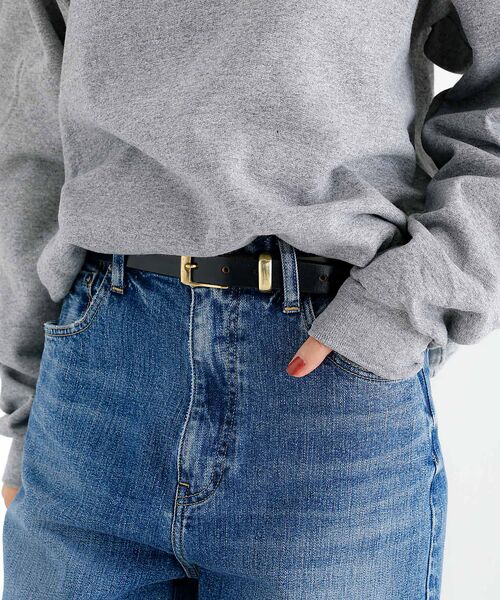 Rouge vif la cle / ルージュ・ヴィフ ラクレ ベルト・サスペンダー | 【MASTER & CO】ブライドルレザーベルト / GOLDバックル / 24 | 詳細8