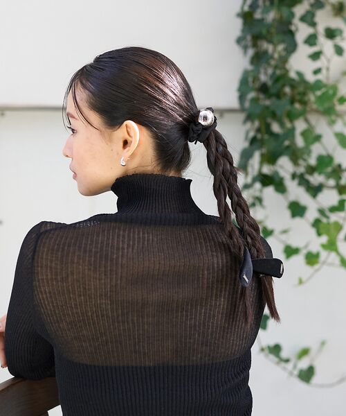 Rouge vif la cle / ルージュ・ヴィフ ラクレ ヘアアクセサリー | 【heyep／ヘイップ】ベロアヘアークリップ　２本セット | 詳細5