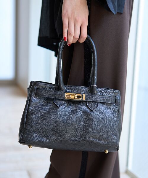 Rouge vif la cle / ルージュ・ヴィフ ラクレ ショルダーバッグ | 【AULENTTI /オウレンティ】 DOLLARO ハンドバッグレザーベルト付 | 詳細7