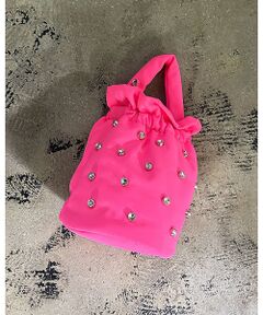 Rouge vif la cle / ルージュ・ヴィフ ラクレ ショルダーバッグ | 【cheek/チーク】2WAY ミニショルダーバッグ / ラインストーン / キ