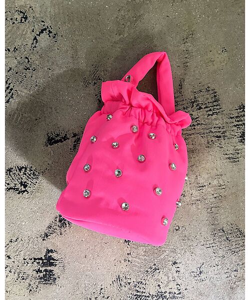 Rouge vif la cle / ルージュ・ヴィフ ラクレ ショルダーバッグ | 【cheek/チーク】2WAY ミニショルダーバッグ / ラインストーン / キ | 詳細25