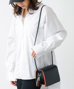 Rouge vif la cle / ルージュ・ヴィフ ラクレ ショルダーバッグ | 【cheek/チーク】ライン ミニショルダーバッグ / メタリック