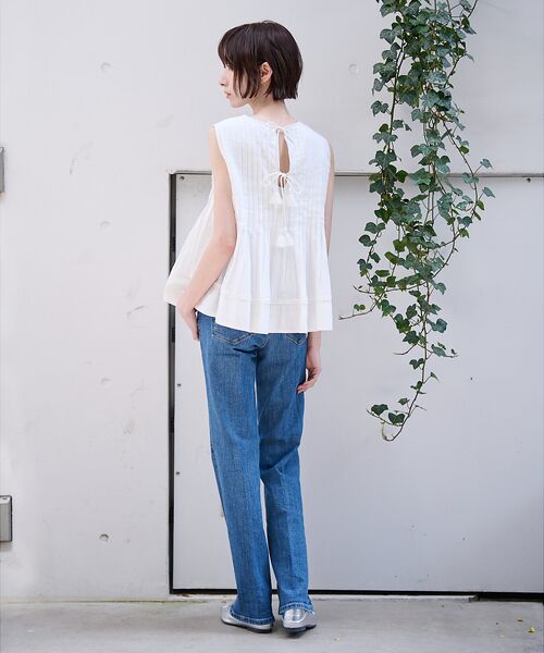 Rouge vif la cle / ルージュ・ヴィフ ラクレ シャツ・ブラウス | 【MICA&DEAL/マイカアンドディール】ノースリーブピンタックブラウス　タッ | 詳細7