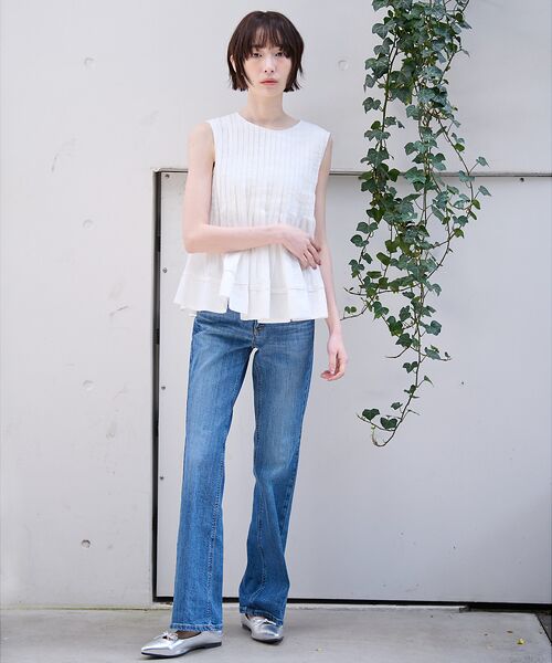 Rouge vif la cle / ルージュ・ヴィフ ラクレ シャツ・ブラウス | 【MICA&DEAL/マイカアンドディール】ノースリーブピンタックブラウス　タッ | 詳細8