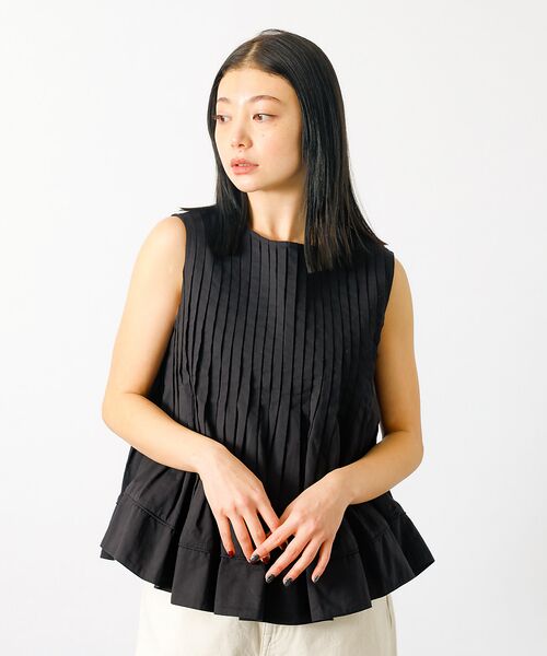 Rouge vif la cle / ルージュ・ヴィフ ラクレ シャツ・ブラウス | 【MICA&DEAL/マイカアンドディール】ノースリーブピンタックブラウス　タッ | 詳細11