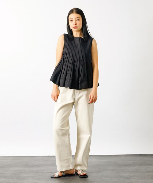 Rouge vif la cle / ルージュ・ヴィフ ラクレ シャツ・ブラウス | 【MICA&DEAL/マイカアンドディール】ノースリーブピンタックブラウス　タッ | 詳細12